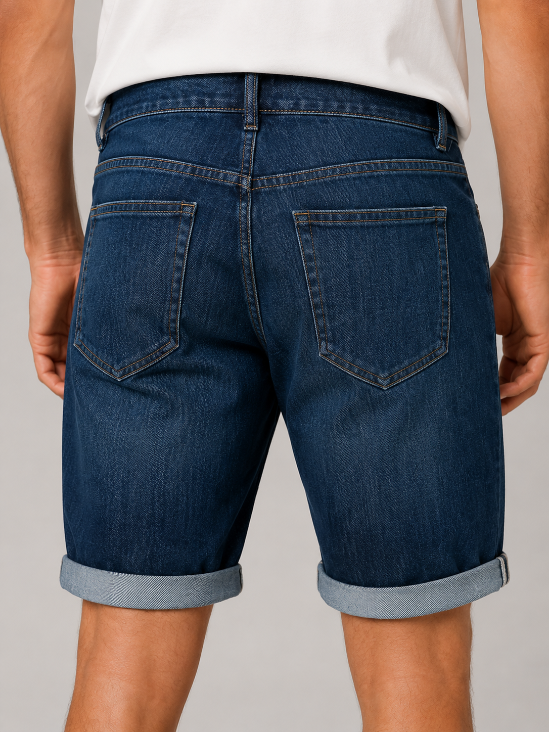 Men's Regular Fit Classic Denim Shorts