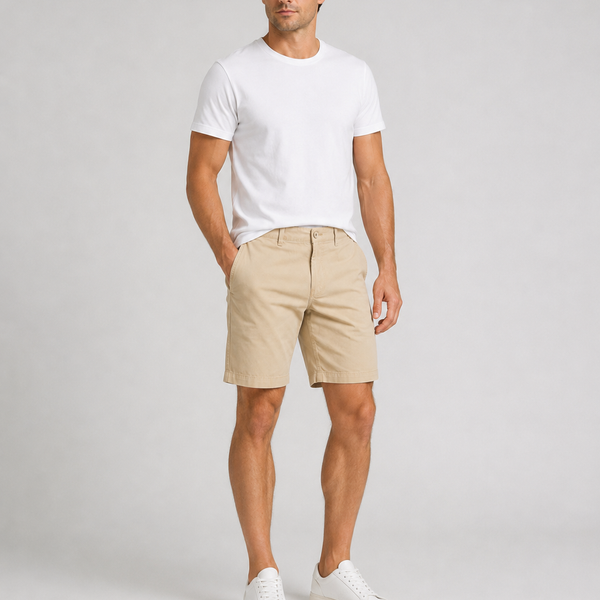 Men's Vintage Chino Shorts (Beige)