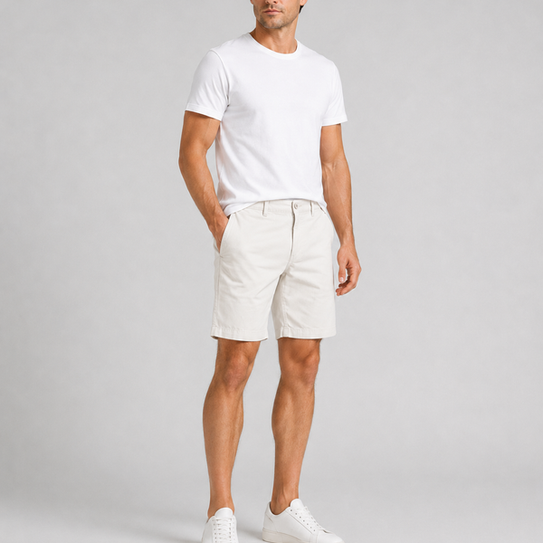 Men's Vintage Chino Shorts (White)