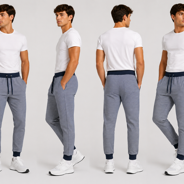 Men's Pin Stripe Slim Fit Joggers