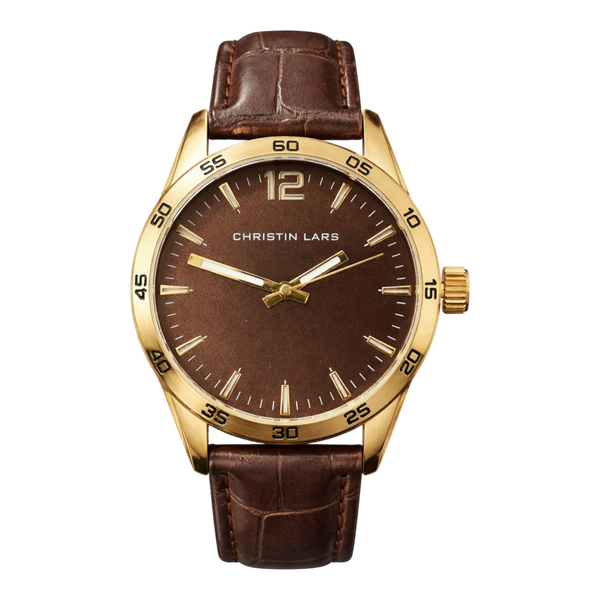Men's Christin Lars Watch Cocoa Luxe