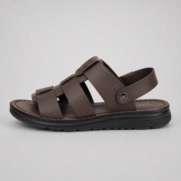 Men's Comfort Fit Brown Sandals