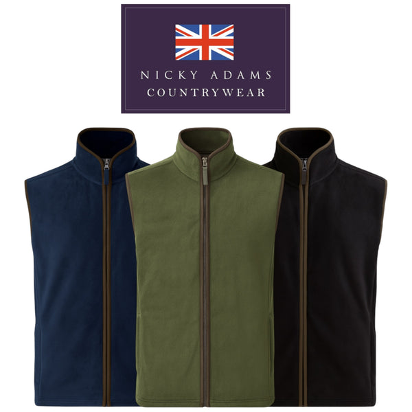 Men's Nicky Adams Branded Fleece Waistcoat