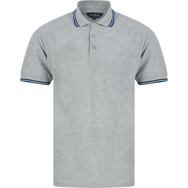 Men's Tipped Collar Polo Shirt