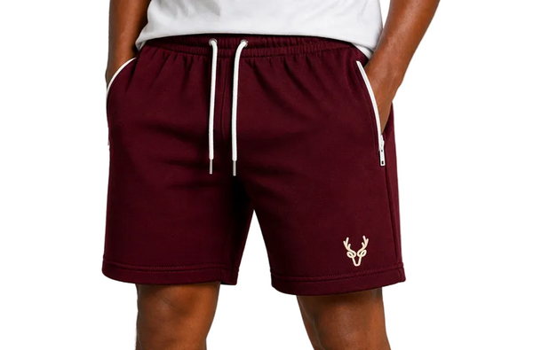 Men's J.J. Willis Jersey Shorts (Burgundy)