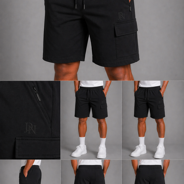 Men's JDN Cargo Shorts Conwy (Black)