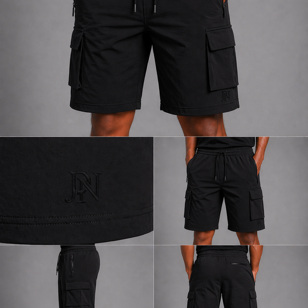 Men's JDN Cargo Shorts Denail (Black)