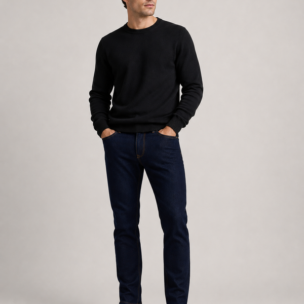 Men's JDN Branded Slim Fit Jeans - Indigo