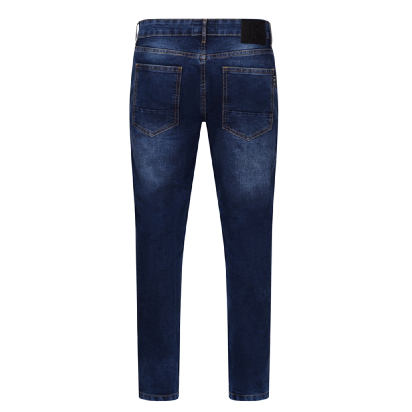 Men's JDN slim fit jeans in stone wash denim with classic five-pocket design and faded detailing