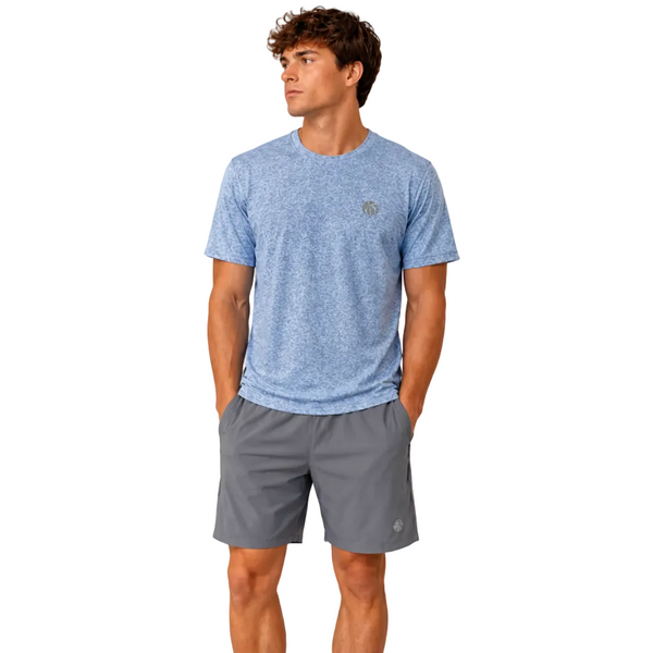 Men's JDN Performance T-Shirt And Shorts Set (Blue)