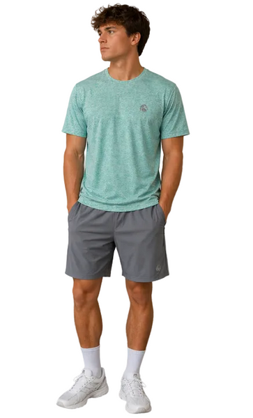 Men's JDN Performance T-Shirt And Shorts Set (Green)