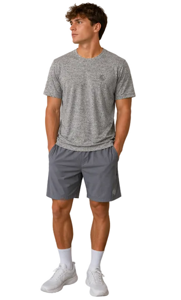 Men's JDN Performance T-Shirt And Shorts Set (Grey)
