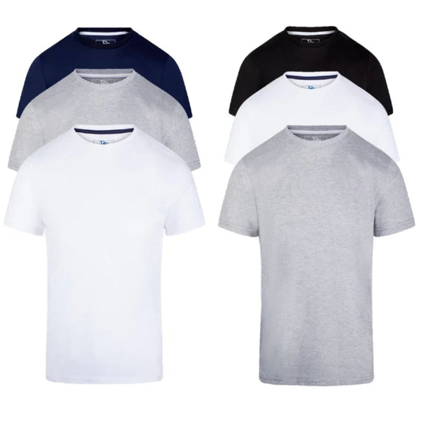 Men's Premium Quality JDN Branded Plain T-Shirts - 3 Pack