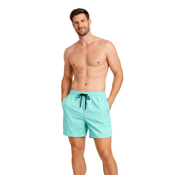 Men's Plain Mint Swim Shorts