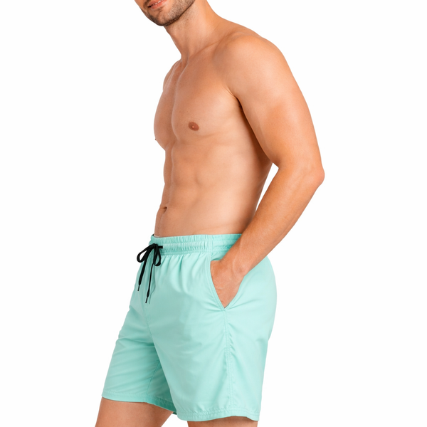 Men's Plain Mint Swim Shorts