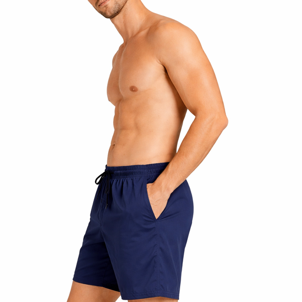 Men's Plain Navy Swim Shorts