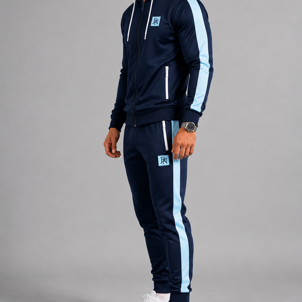 Men's JDN Classic Full Zip Tracksuit (Navy)