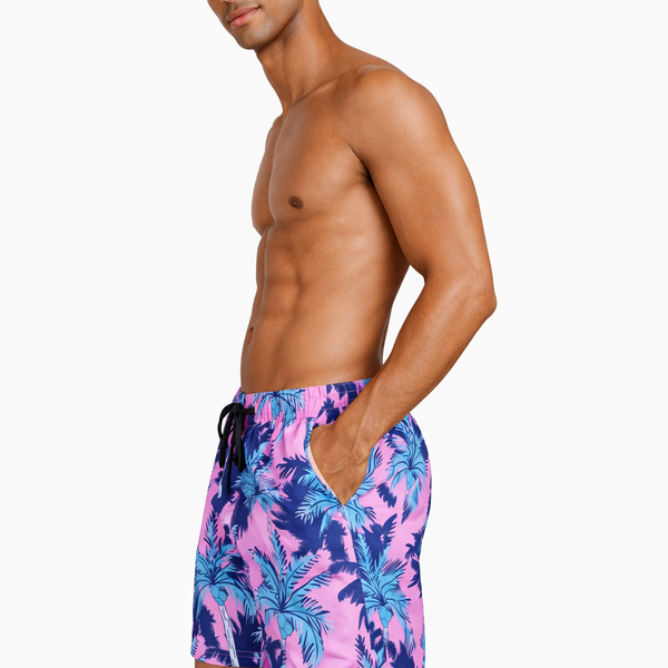 Men's Mix Palm Tree Swim Shorts