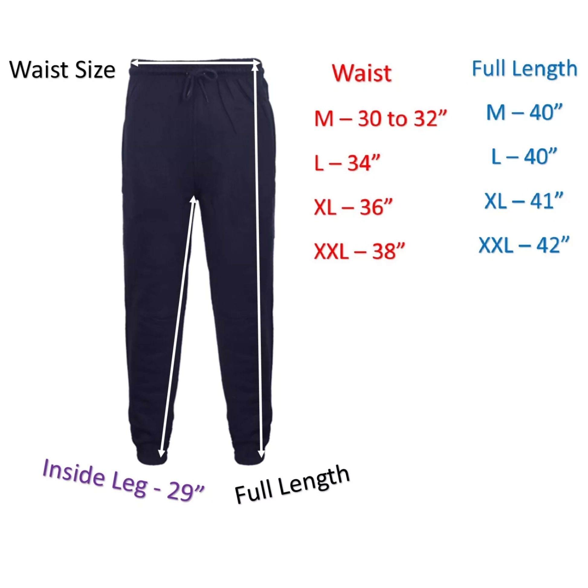 Men's navy blue slim fit jogging bottoms with drawstring waist and cuffed ankles