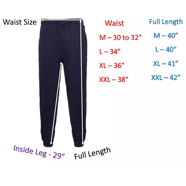 Men's Navy Jogging Bottoms