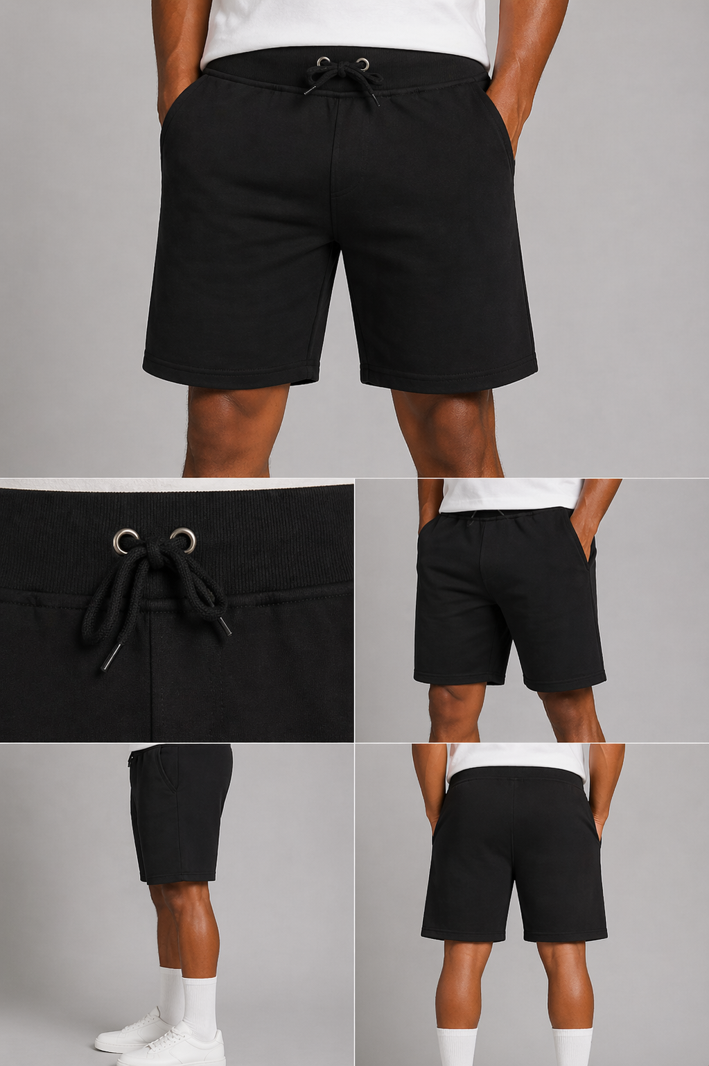 Shop men’s cotton lounge shorts with a soft feel, adjustable drawstring waist, and modern fit. Perfect for relaxing, gym, or everyday wear. Available in multiple colours.