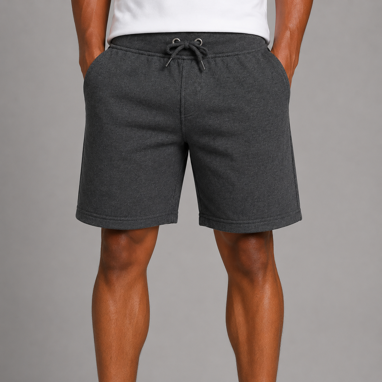 Shop men’s cotton lounge shorts with a soft feel, adjustable drawstring waist, and modern fit. Perfect for relaxing, gym, or everyday wear. Available in multiple colours.