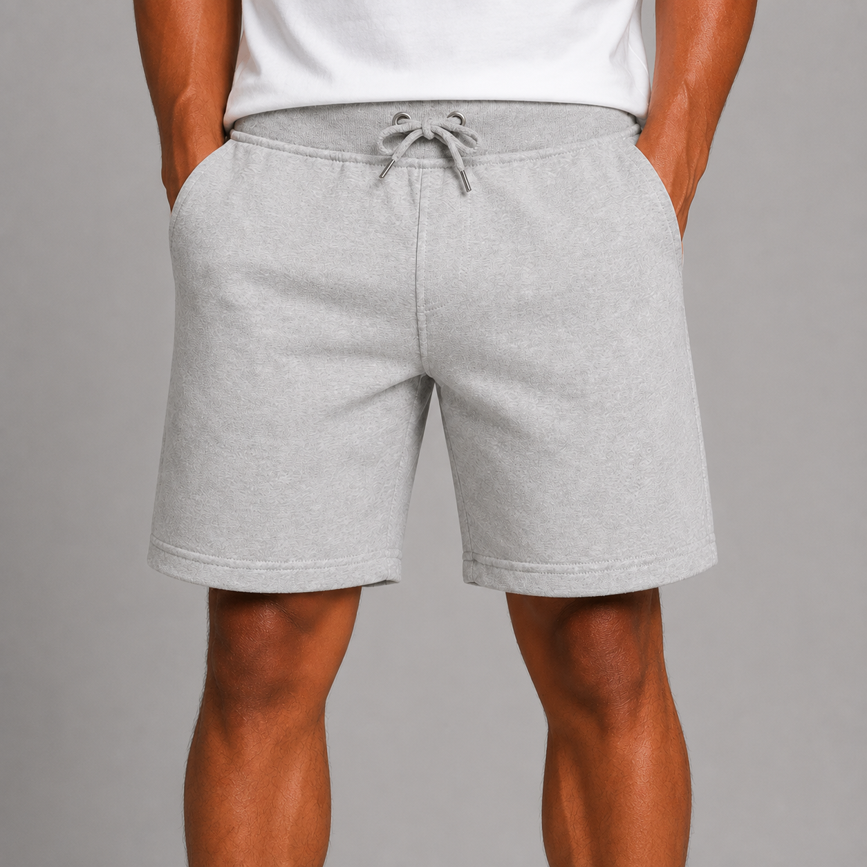 Shop men’s cotton lounge shorts with a soft feel, adjustable drawstring waist, and modern fit. Perfect for relaxing, gym, or everyday wear. Available in multiple colours.