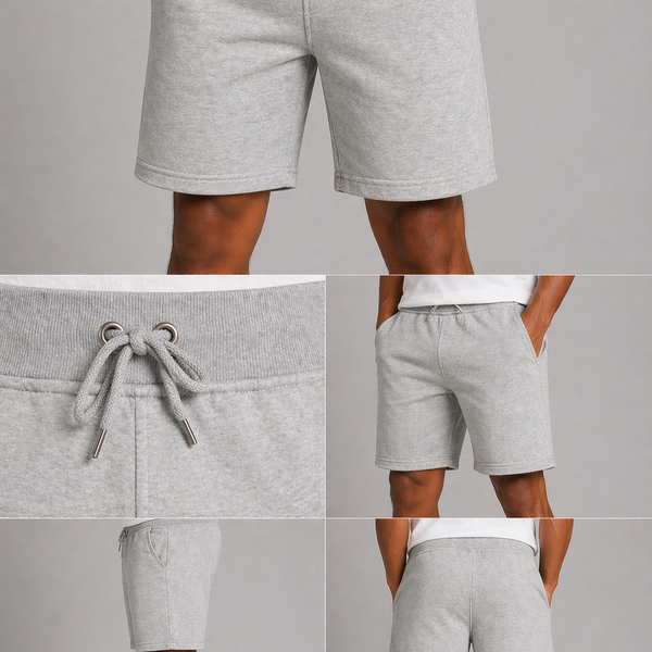 Men's Nicky Adams Jersey Shorts (Grey)