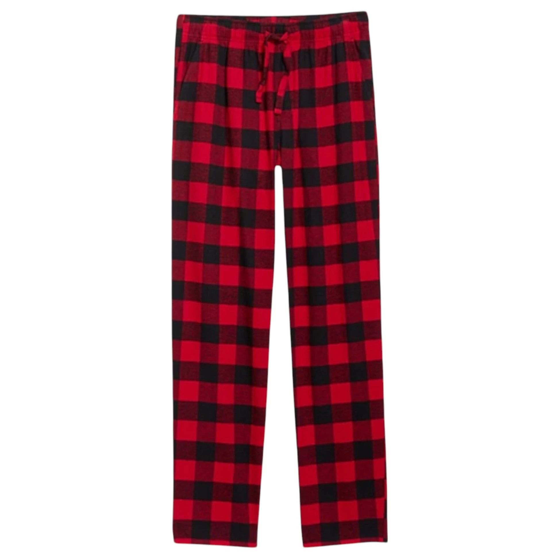Men's red and black check lounge pants trousers – soft pajama bottoms with relaxed fit