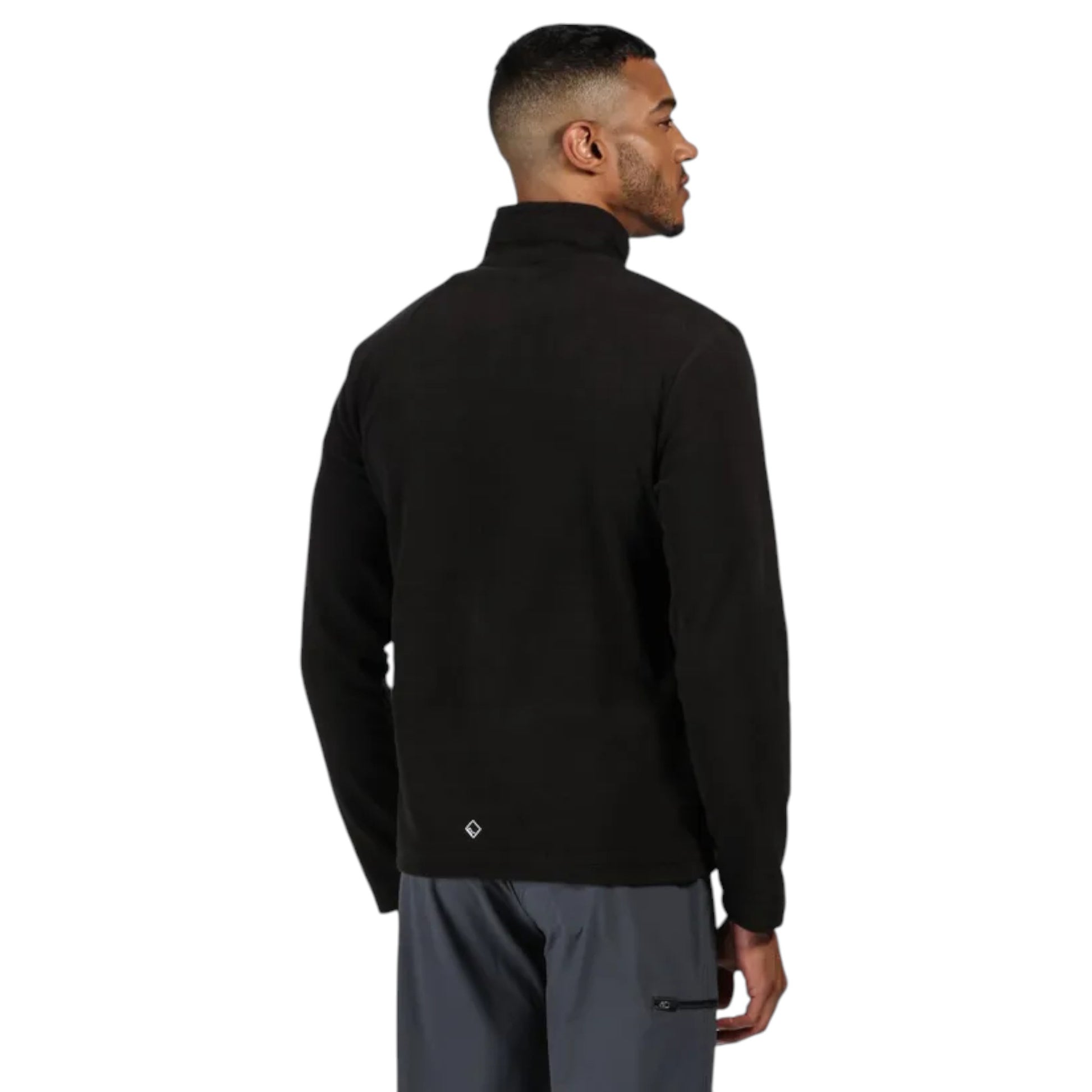 Men’s Regatta Thompson Lightweight Half Zip Fleece – Black Warm Outdoor Pullover