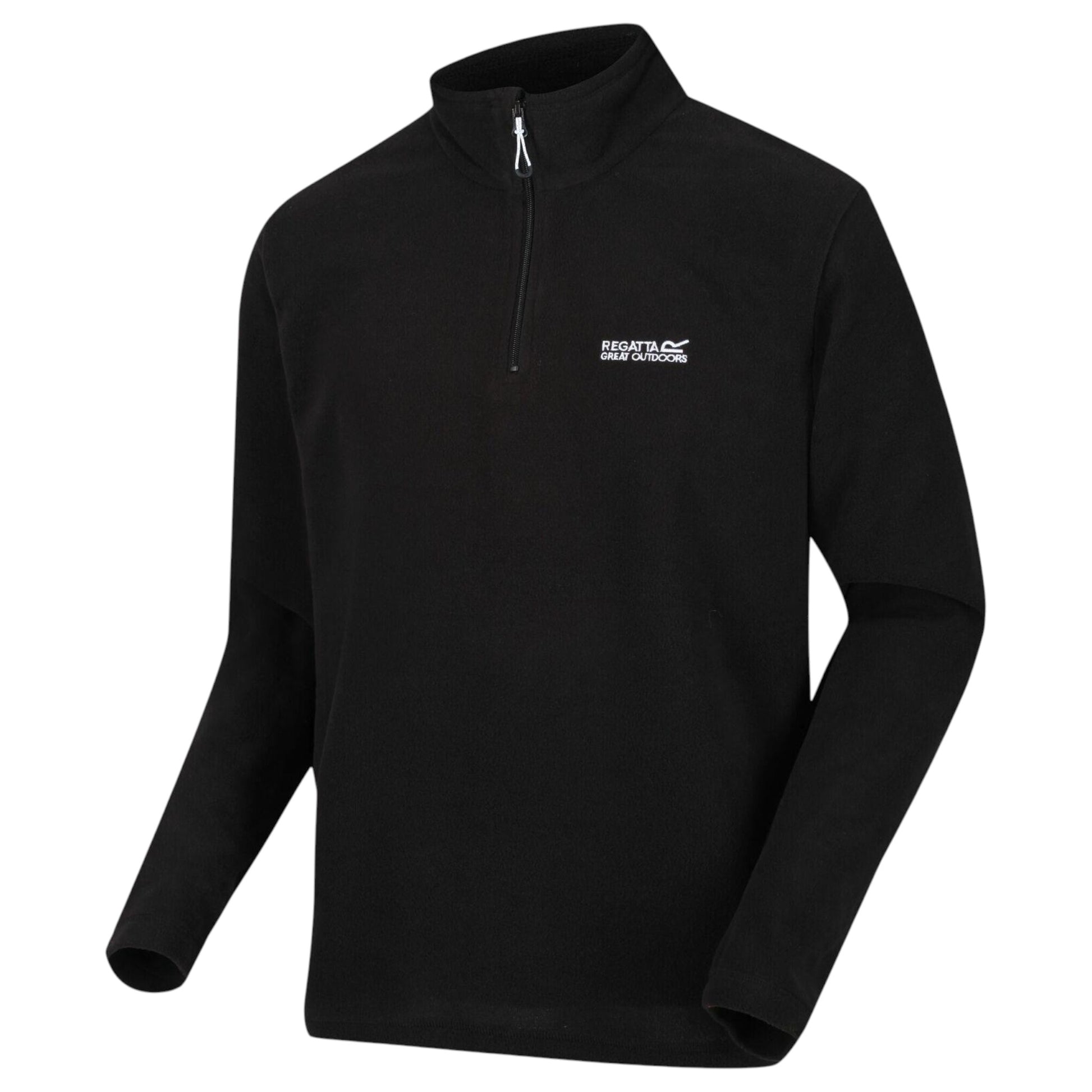 Men’s Regatta Thompson Lightweight Half Zip Fleece – Black Warm Outdoor Pullover