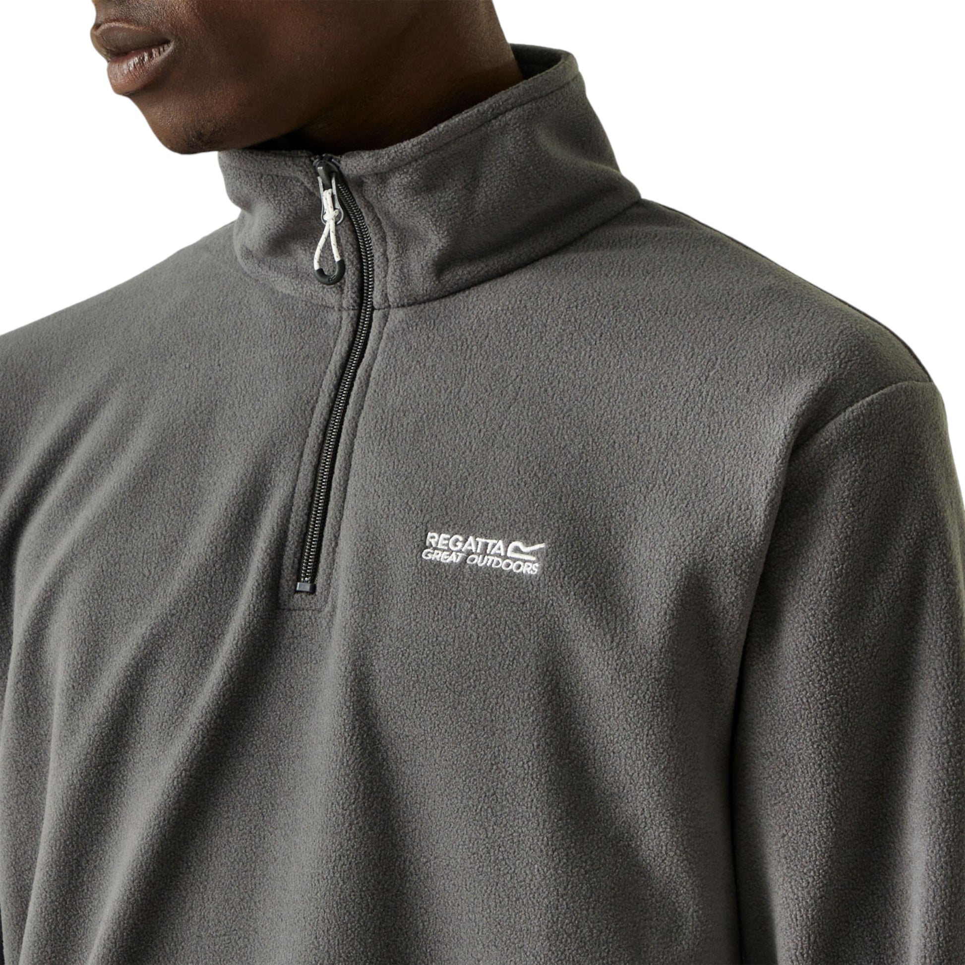 Men’s Regatta Thompson Lightweight Half Zip Fleece – Iron grey Warm Outdoor Pullover