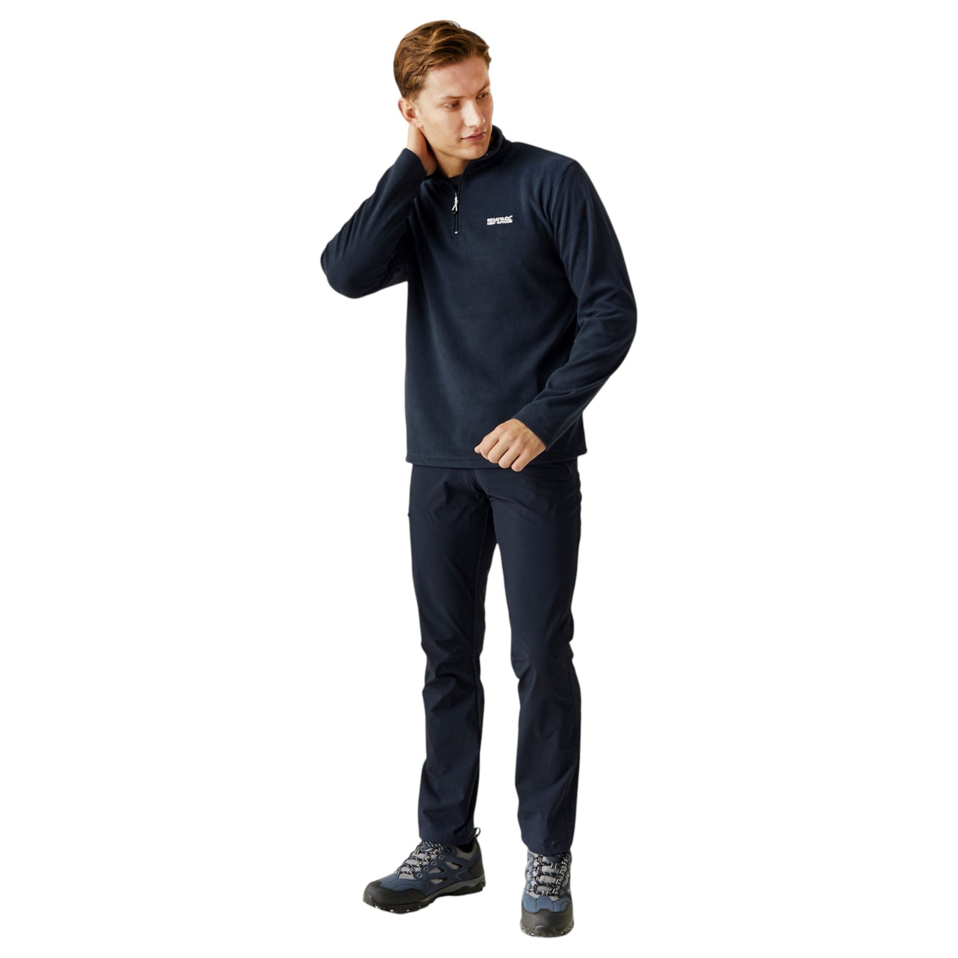 Men’s Regatta Thompson Lightweight Half Zip Fleece – Navy Warm Outdoor Pullover
