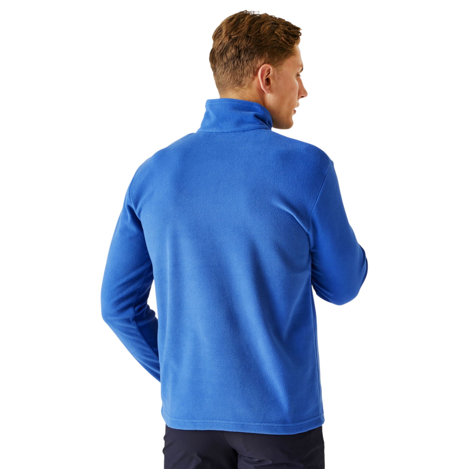 Men’s Regatta Thompson Lightweight Half Zip Fleece – Blue Warm Outdoor Pullover