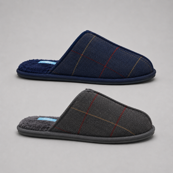 Men's Response Slip On Slippers - Grey or Navy