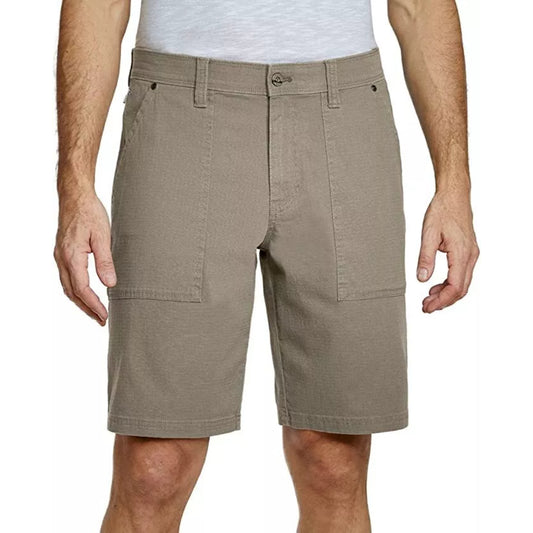 Men's weatherproof cargo-style shorts with 6-pocket design, lightweight breathable stretch fabric, straight cut, and ultra comfort fit – perfect for outdoor and casual wear.