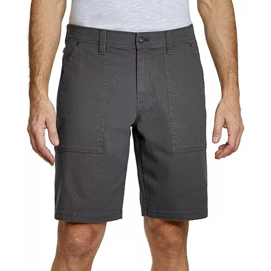 Men's weatherproof cargo-style shorts with 6-pocket design, lightweight breathable stretch fabric, straight cut, and ultra comfort fit – perfect for outdoor and casual wear.
