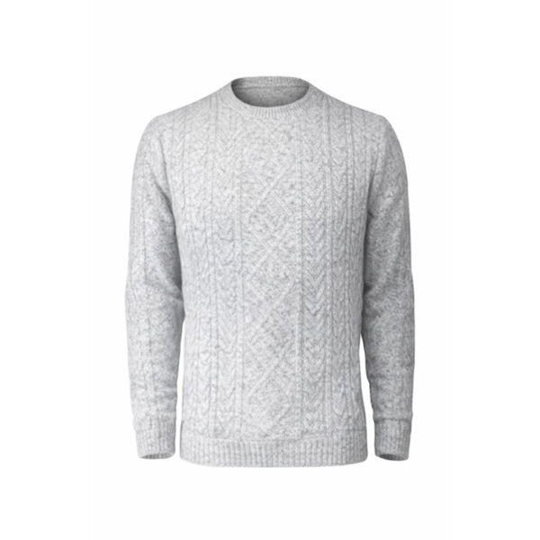 Men's Grey Chunky Knit Jumper | Size Medium (38-40" Chest)
