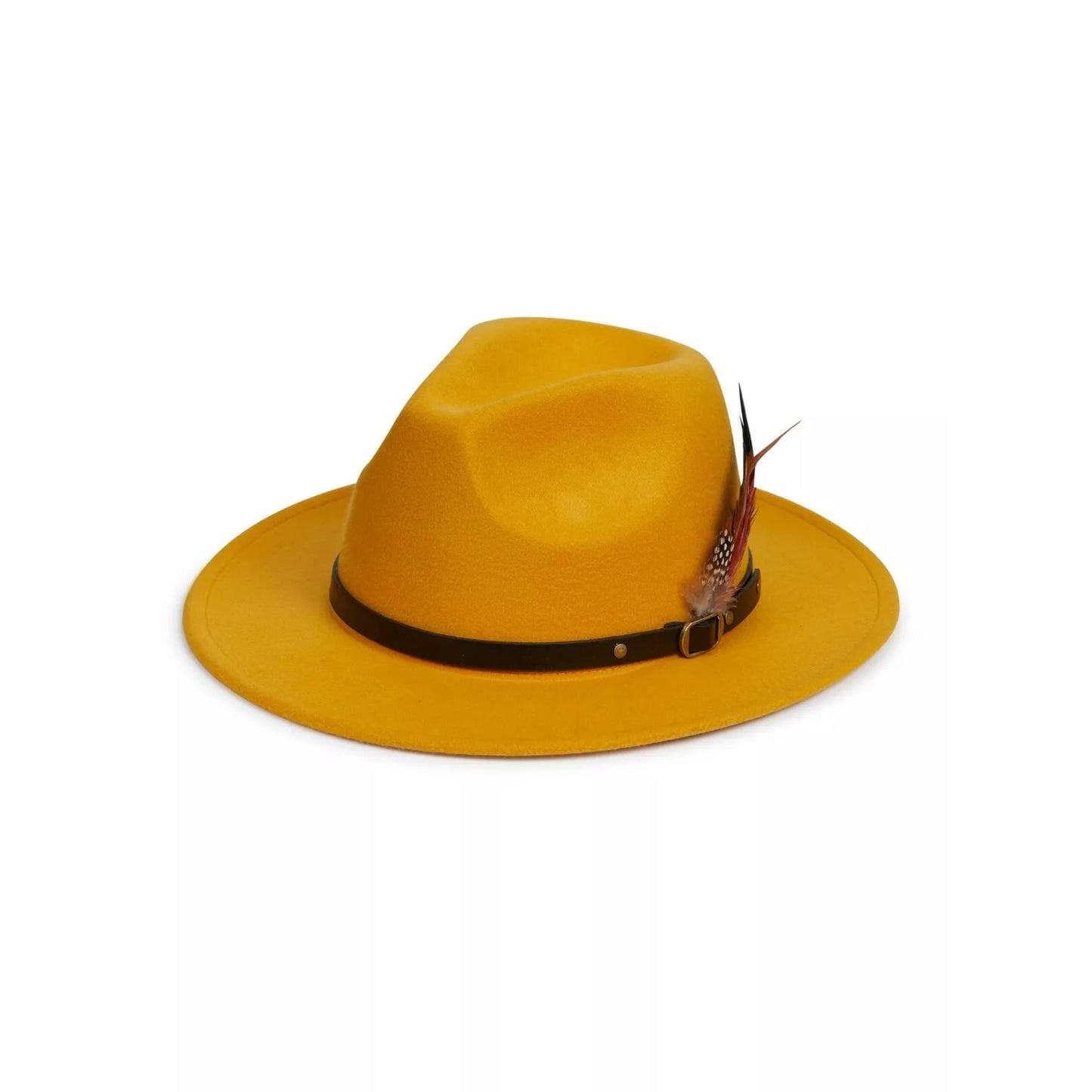 Nicky Adam's Branded Unisex Wide Brim Fedora Hat