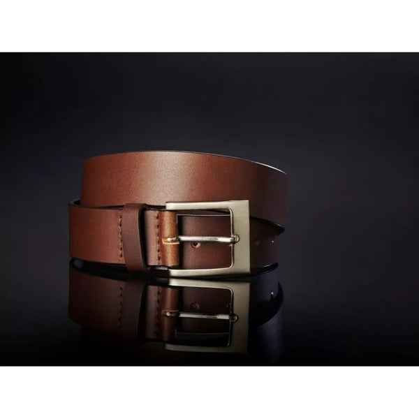 Men's Nicky Adams Genuine Full Grain Leather Belt