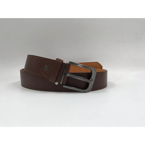 Men's Nicky Adams Textured Leather Belt - 1.5" Black or Brown