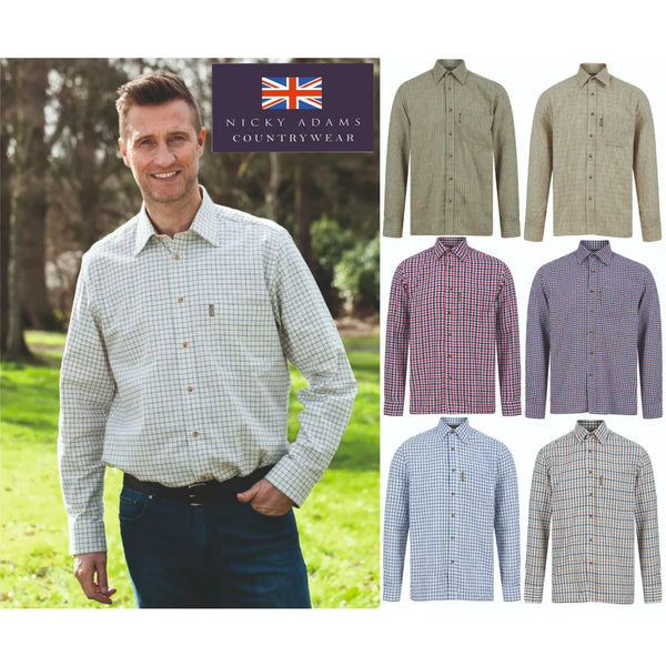Men's Nicky Adams Branded Tattersall Shirt