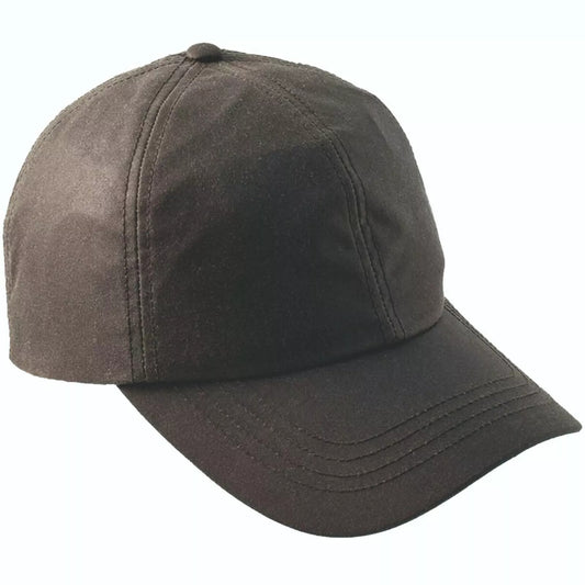 Unisex olive green wax cotton waterproof cap rainproof country style