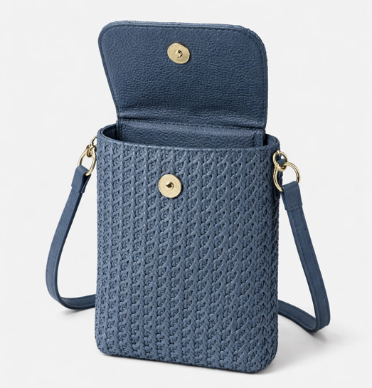 Ladies Two Tone Woven Holiday Beach Bag