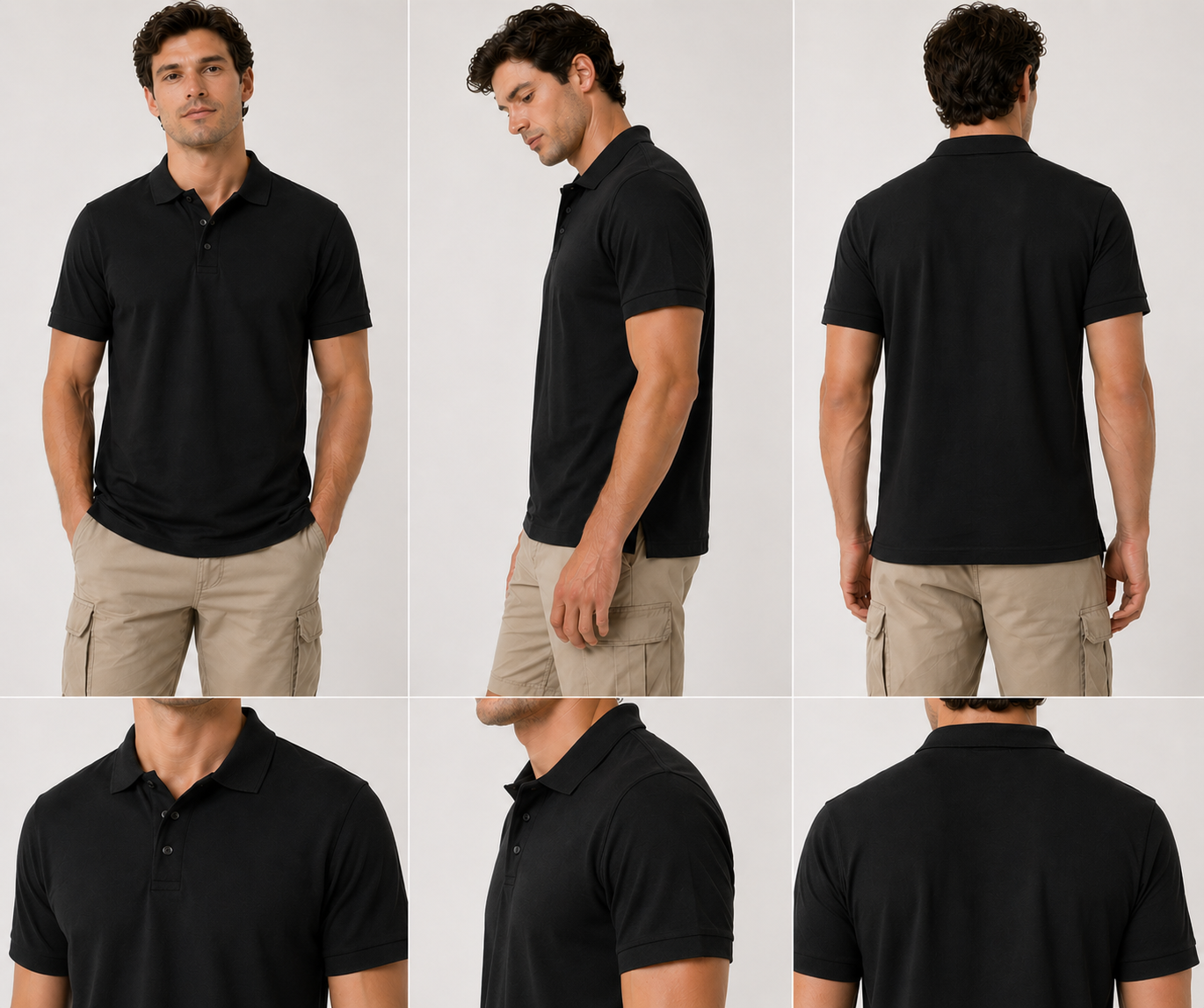 Men’s Piqué Polo Shirt | Classic Fit Cotton Polo | Essential Polo