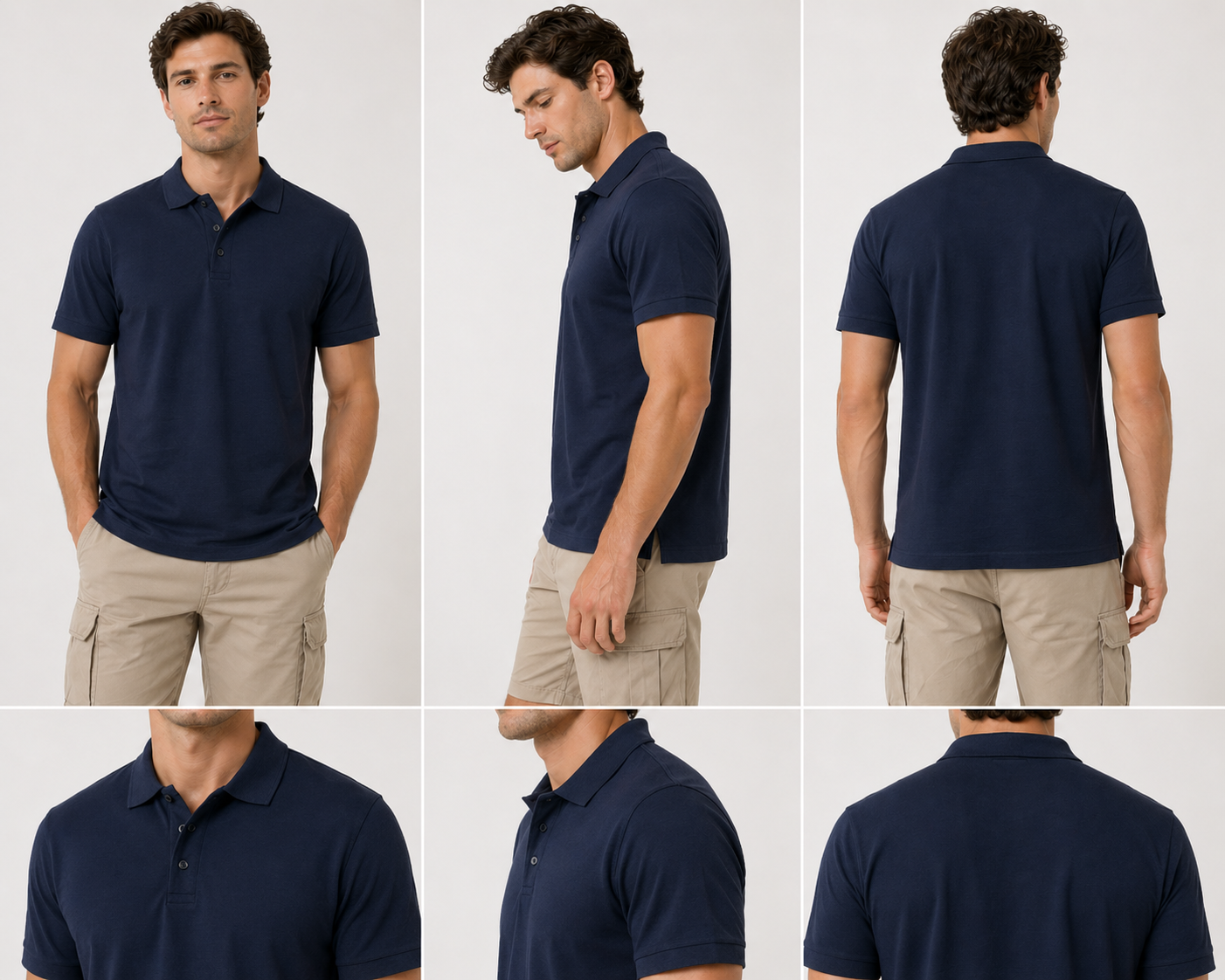 Men’s Piqué Polo Shirt | Classic Fit Cotton Polo | Essential Polo