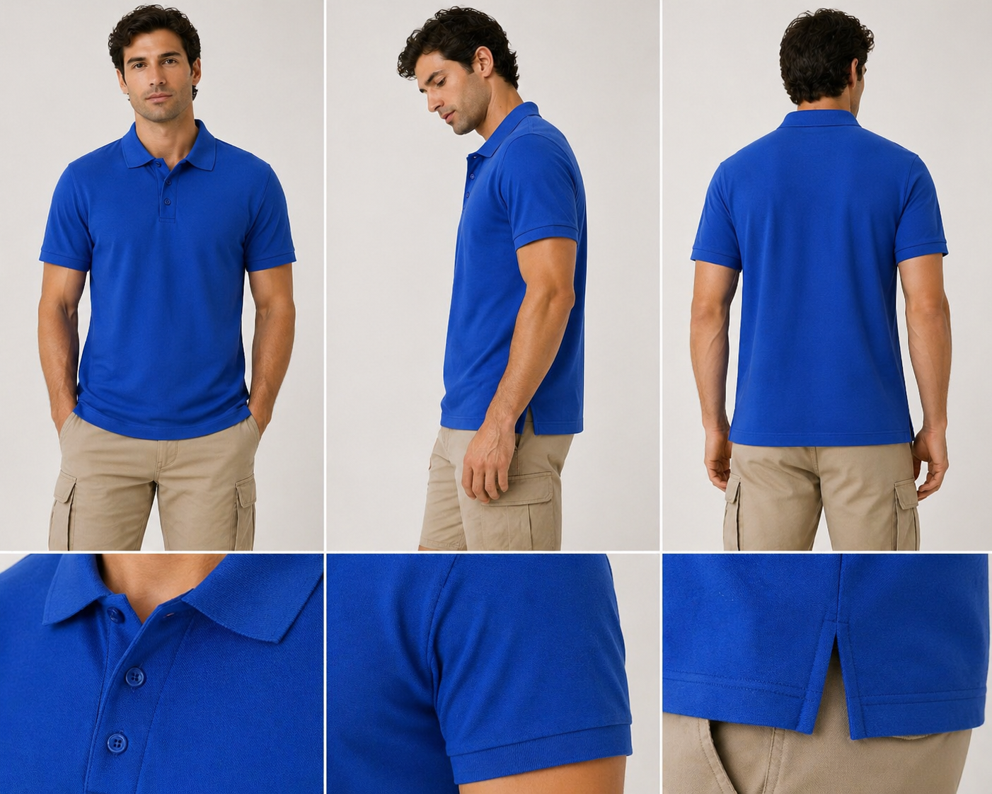 Men’s Piqué Polo Shirt | Classic Fit Cotton Polo | Essential Polo