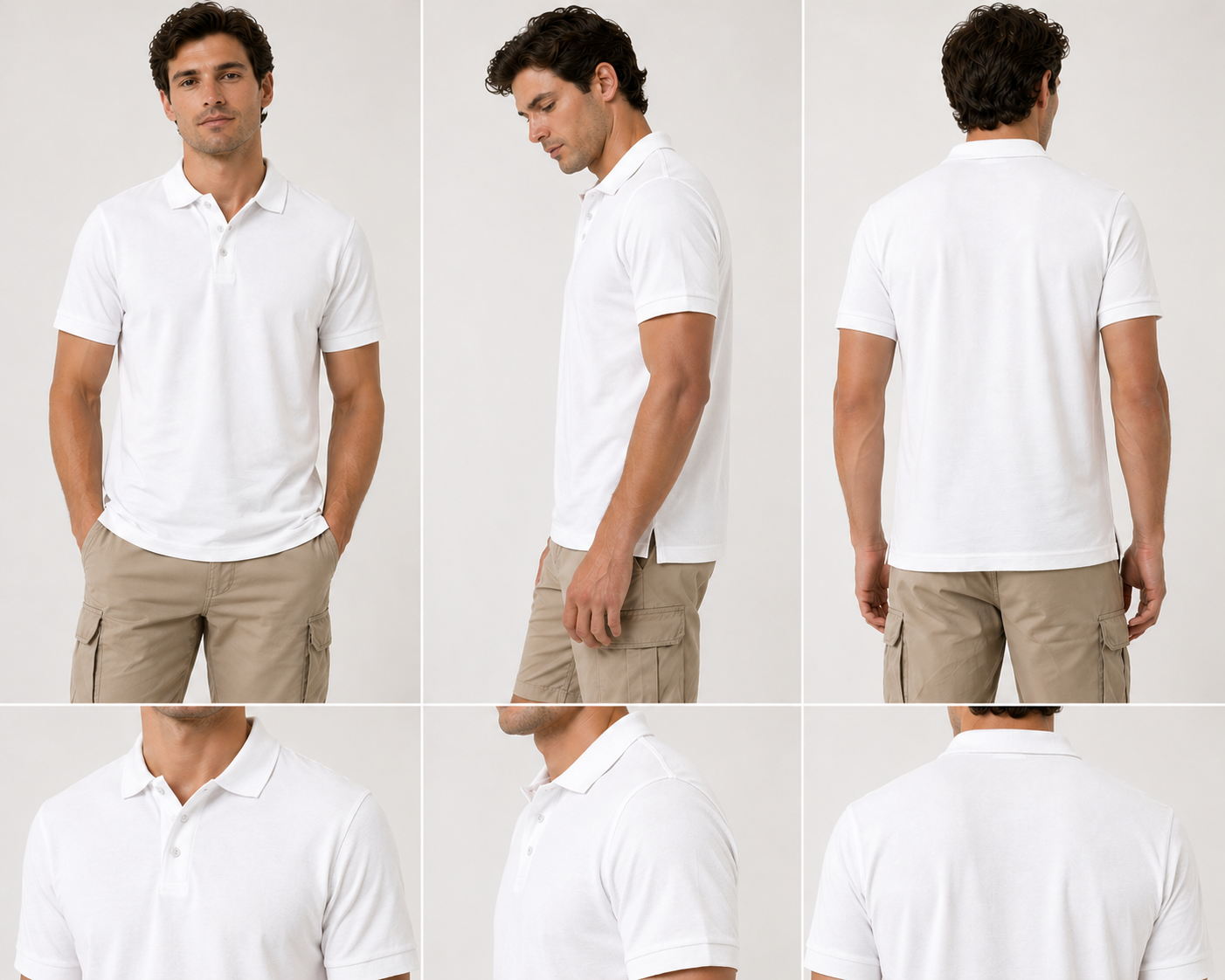 Men’s Piqué Polo Shirt | Classic Fit Cotton Polo | Essential Polo