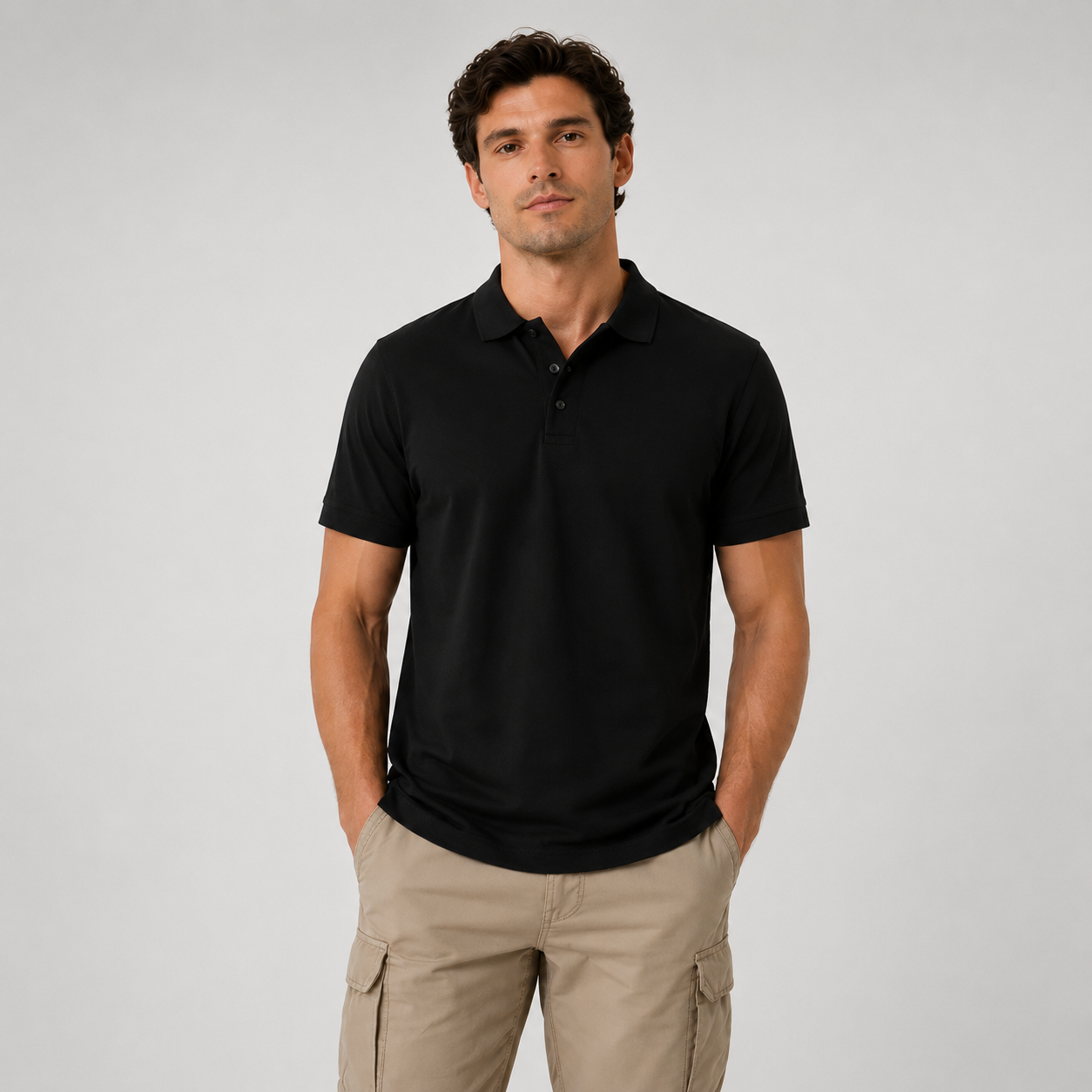 Men’s Piqué Polo Shirt | Classic Fit Cotton Polo | Essential Polo