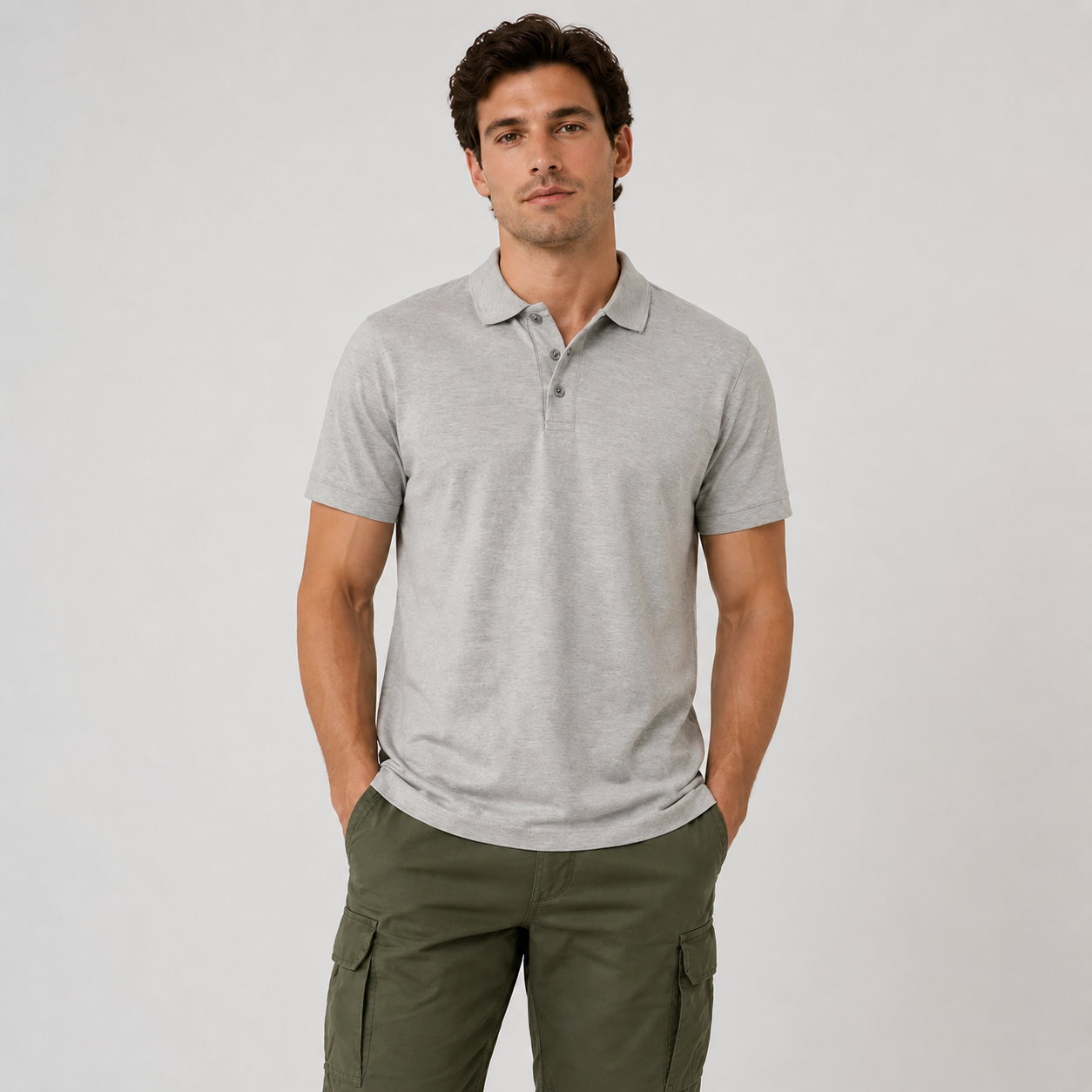 Men’s Piqué Polo Shirt | Classic Fit Cotton Polo | Essential Polo